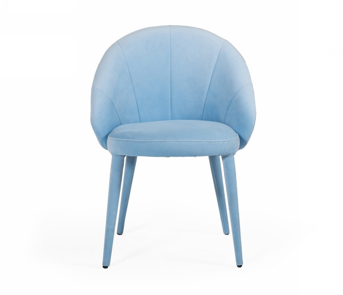 HomeRoots Blue Fabric Wrapped Dining Chair