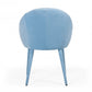 HomeRoots Blue Fabric Wrapped Dining Chair