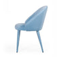 HomeRoots Blue Fabric Wrapped Dining Chair