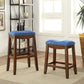 HomeRoots Blue Oak Bar Stool, Set of 2