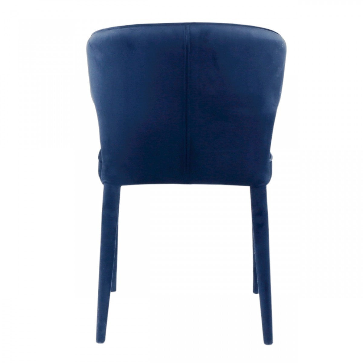 HomeRoots Blue Velvet Wrapped Dining Chair