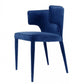 HomeRoots Blue Velvet Wrapped Dining Chair