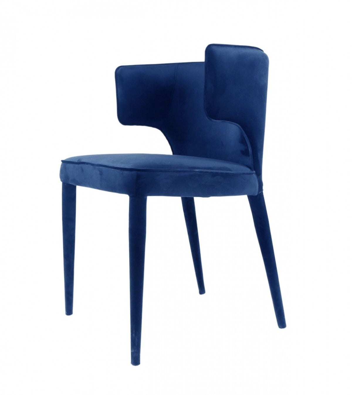 HomeRoots Blue Velvet Wrapped Dining Chair