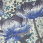 HomeRoots Blue and Grey Butterfly with Roses 80" x 68" Hanging Wall Tapestry
