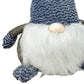 HomeRoots Blue and White Gnome with Long Twisted Hat