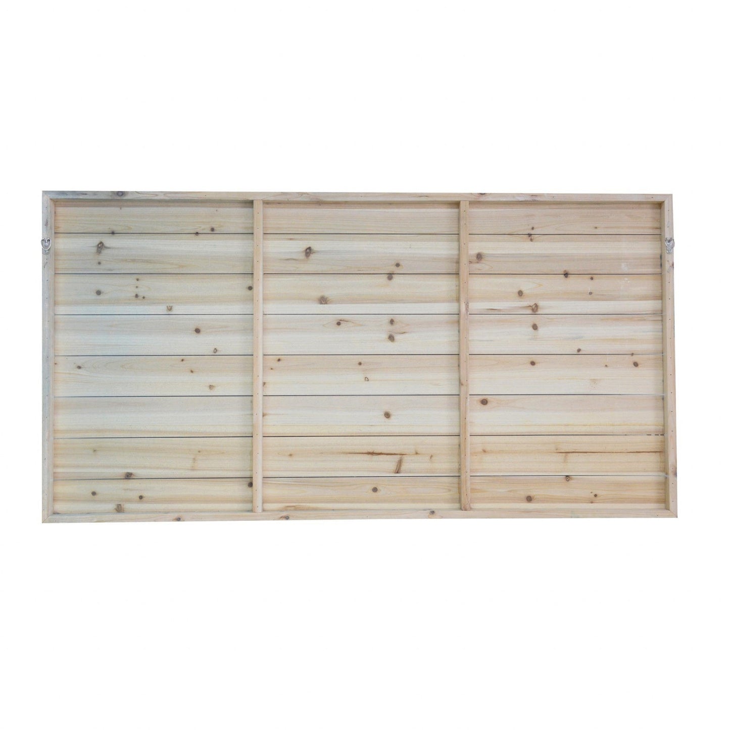 HomeRoots Blue and White World Map Wood Plank Wall Art