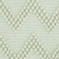 HomeRoots Boho Seafoam Green Textural Chevron Throw Pillow