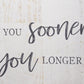 HomeRoots Bold Love You Longer Oversized Wall Art