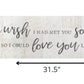 HomeRoots Bold Love You Longer Oversized Wall Art