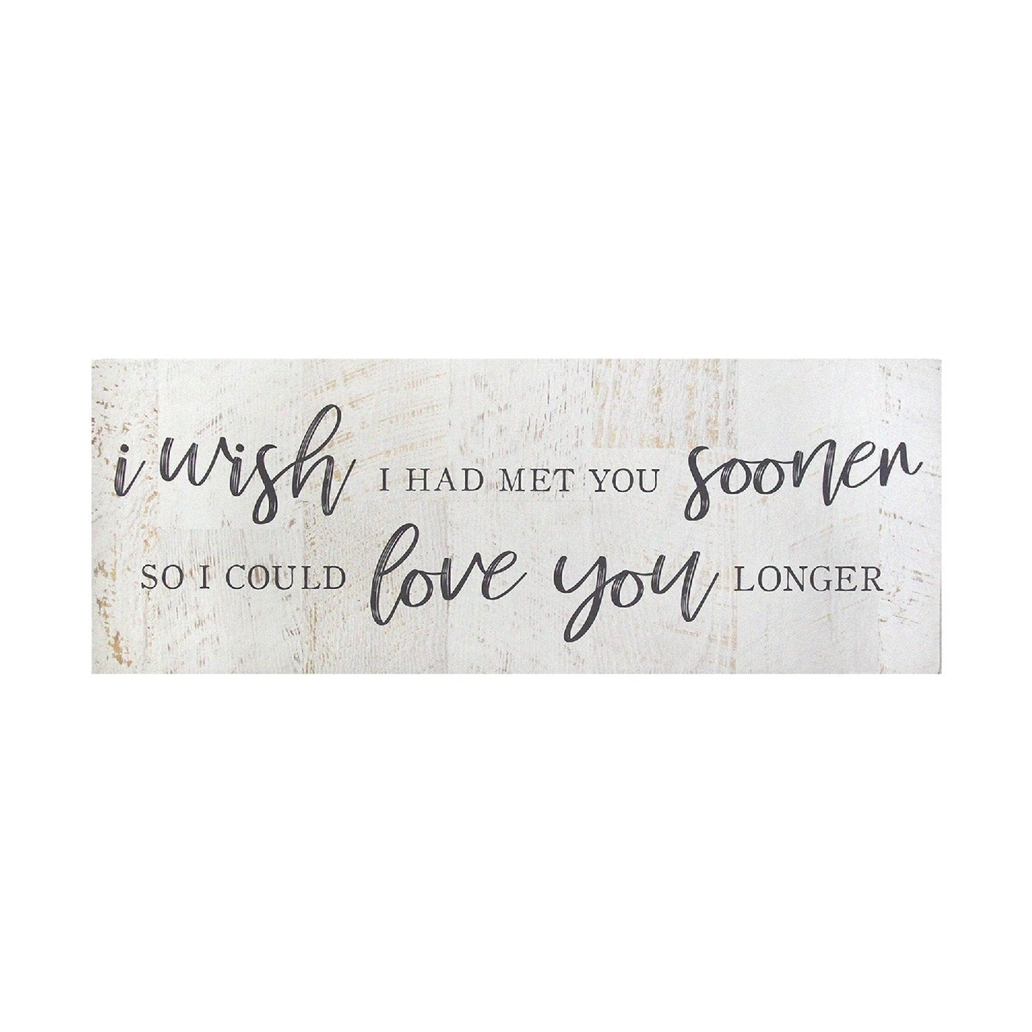 HomeRoots Bold Love You Longer Oversized Wall Art