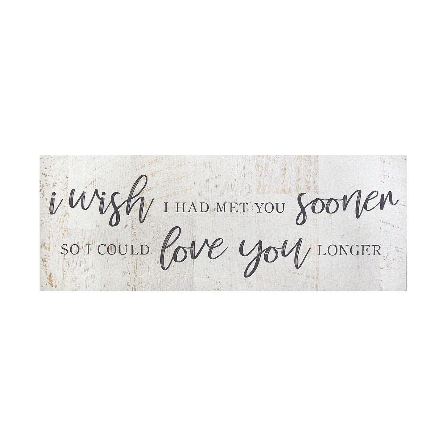 HomeRoots Bold Love You Longer Oversized Wall Art