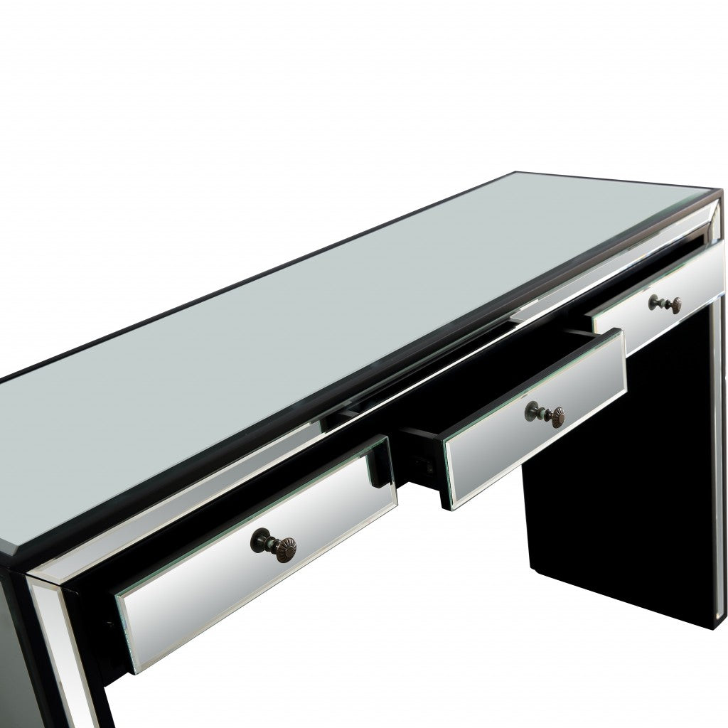 HomeRoots Bold and Black Console Table