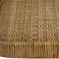 HomeRoots Braided Bamboo Square Tray in Natural Finish