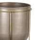 HomeRoots Bronze and Gold Metal Plant Pot