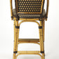 HomeRoots Brown And Beige Rattan Bar Stool