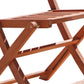 HomeRoots Brown Folding Chairs in Set of Two