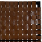 HomeRoots Brown Woven Leather Bar Stool
