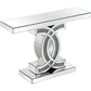 HomeRoots CC Console Table in Silver Finish