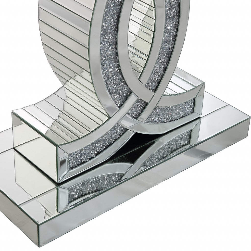 HomeRoots CC Console Table in Silver Finish