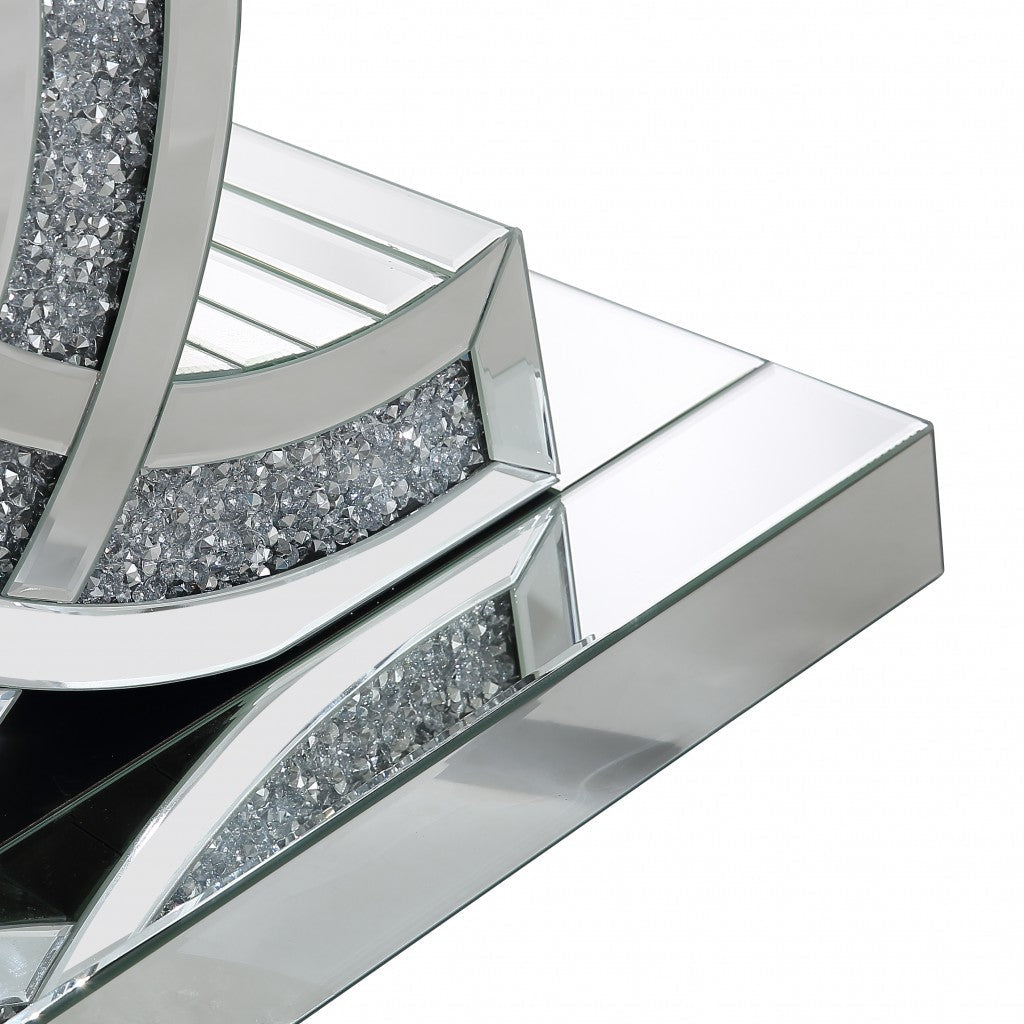 HomeRoots CC Console Table in Silver Finish