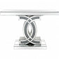 HomeRoots CC Console Table in Silver Finish