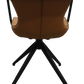 HomeRoots Camel Faux Leather Industrial Dining Chair