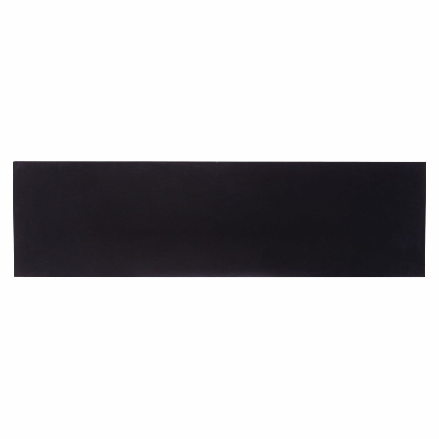 HomeRoots Cane Bamboo Accent Storage Cabinet in Black Finish