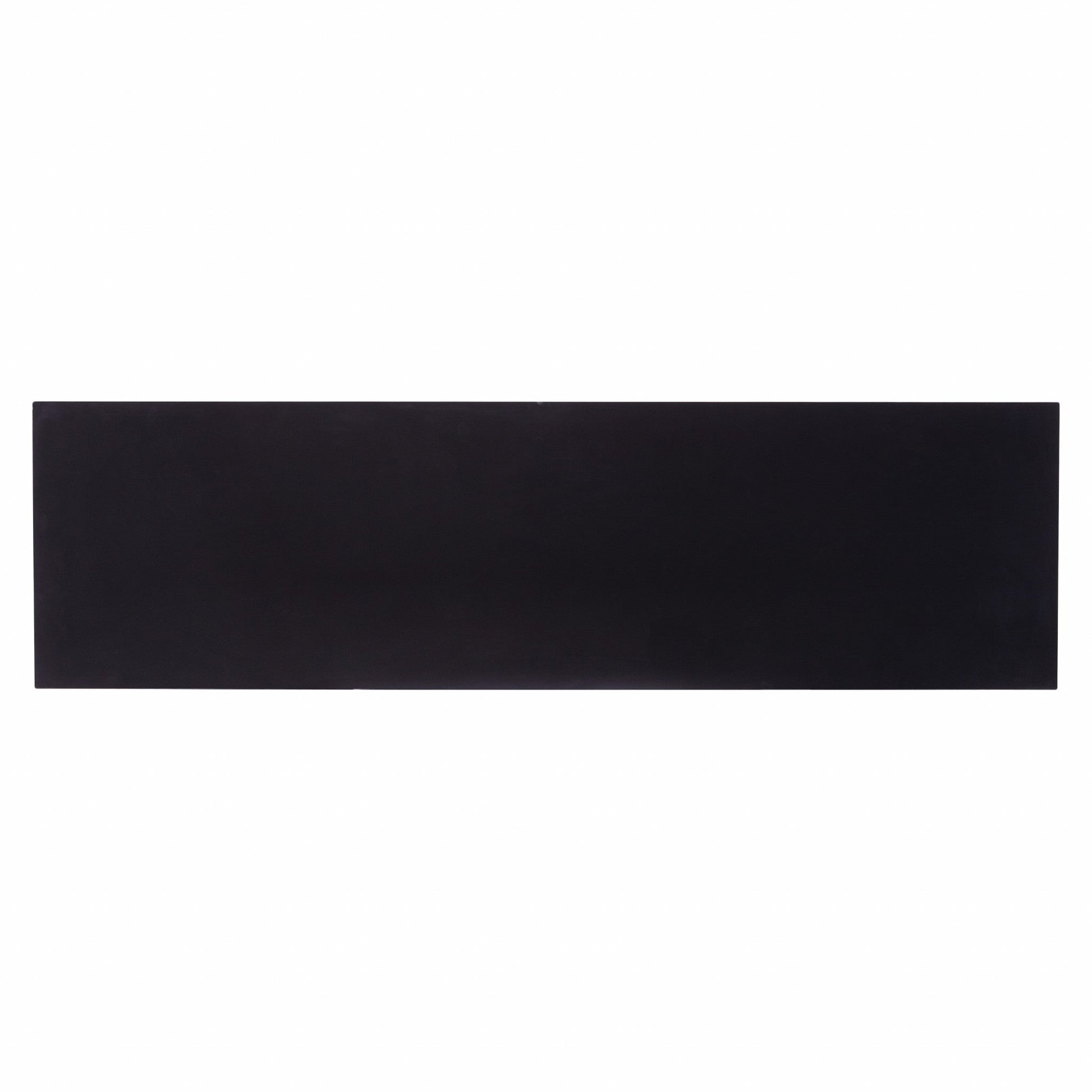 HomeRoots Cane Bamboo Accent Storage Cabinet in Black Finish