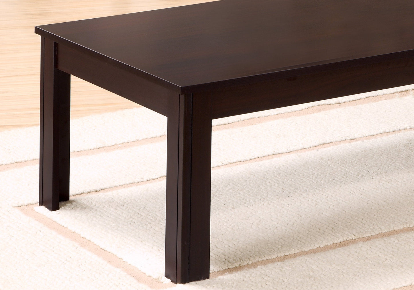 HomeRoots Cappuccino Contemporary Table in Set of 3