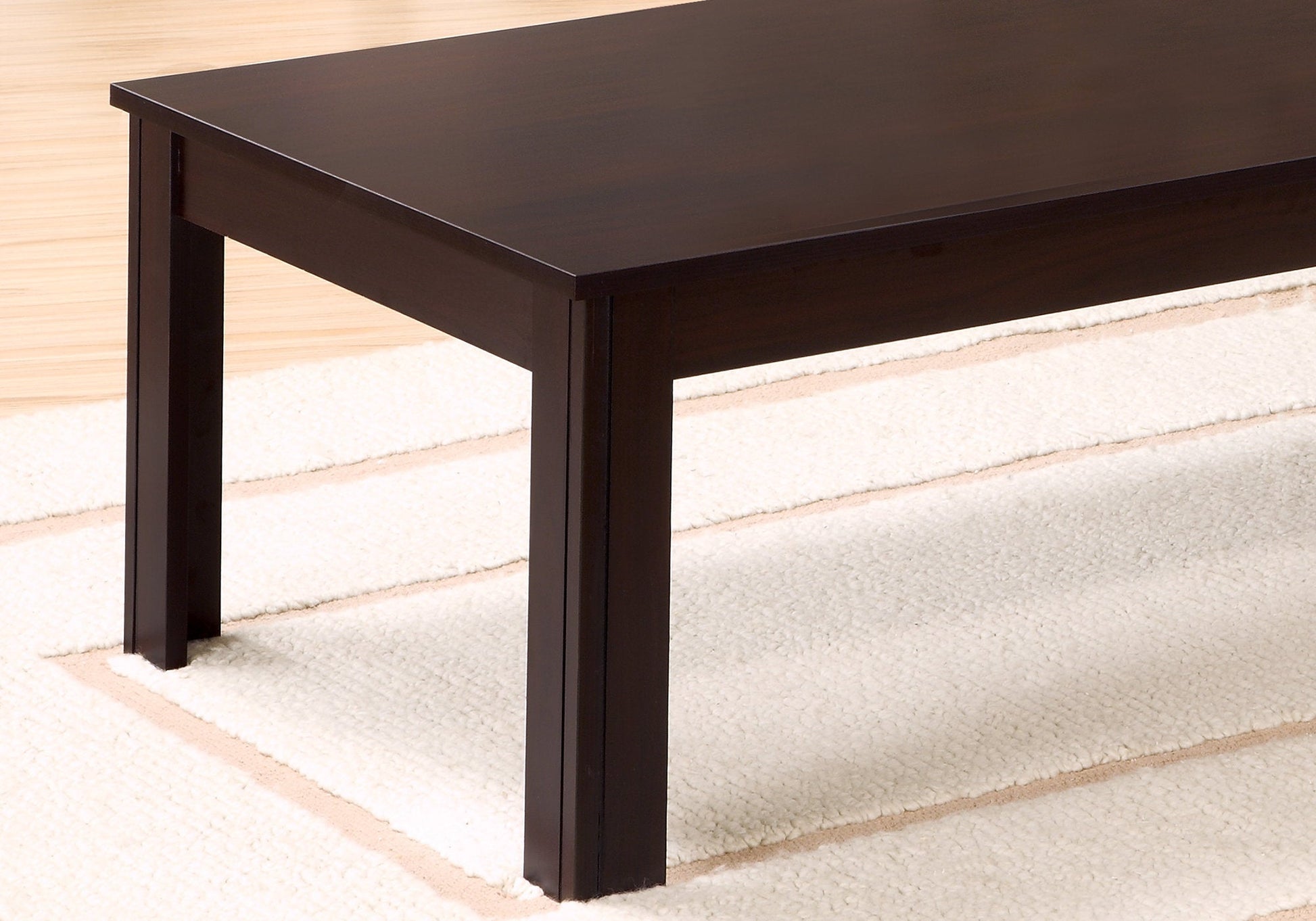 HomeRoots Cappuccino Contemporary Table in Set of 3