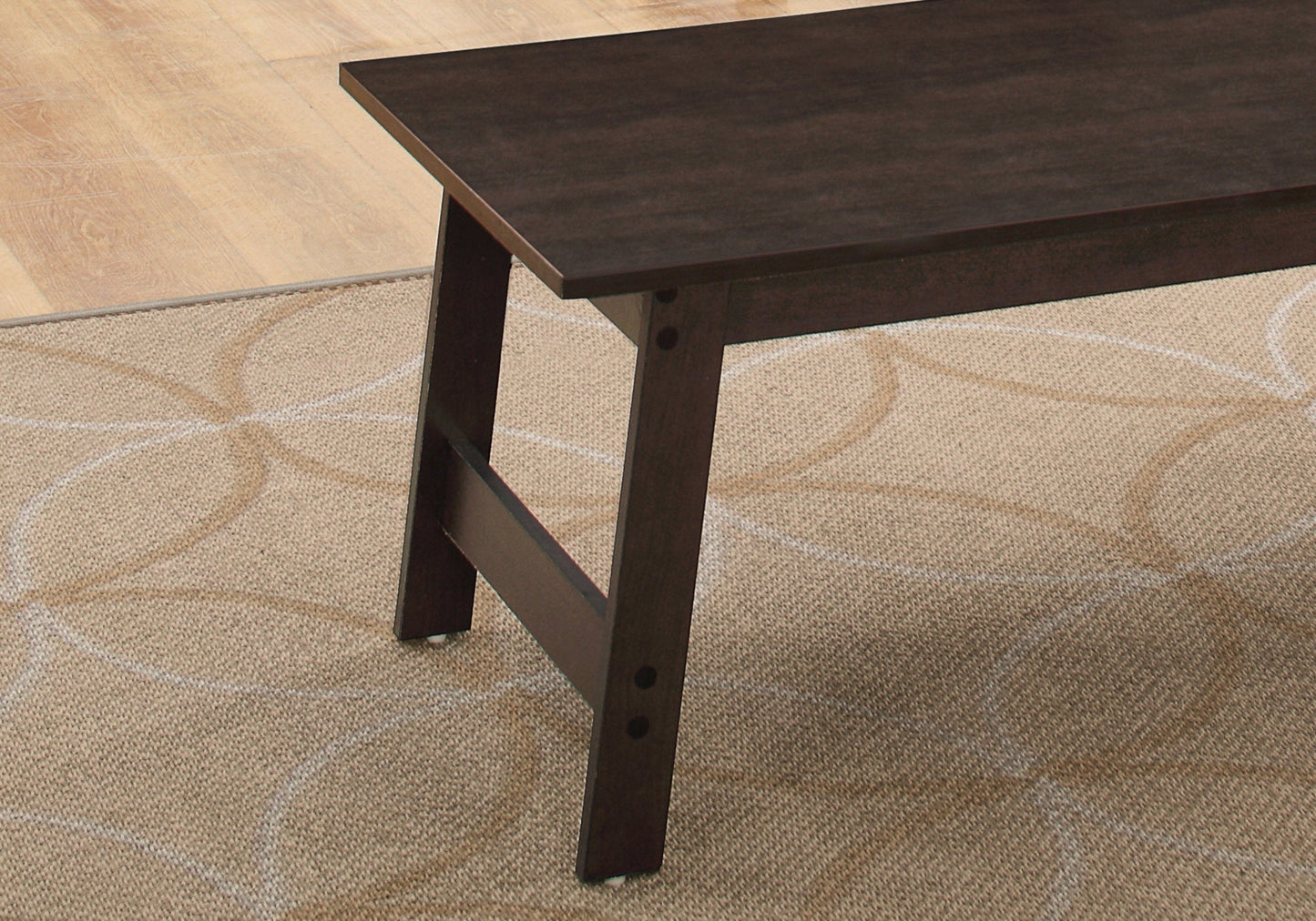HomeRoots Cappuccino Contemporary Table in Set of 3