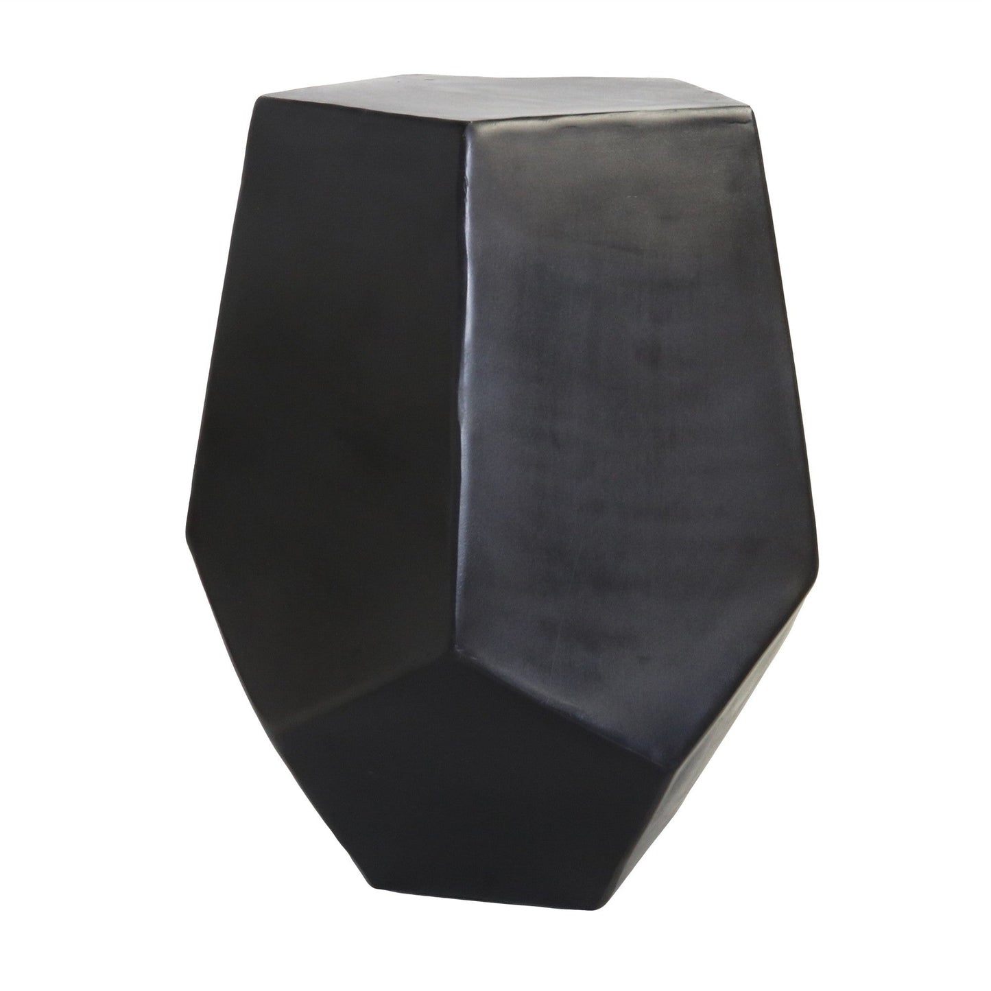 HomeRoots Cast Aluminum Hexagonal Drum Table