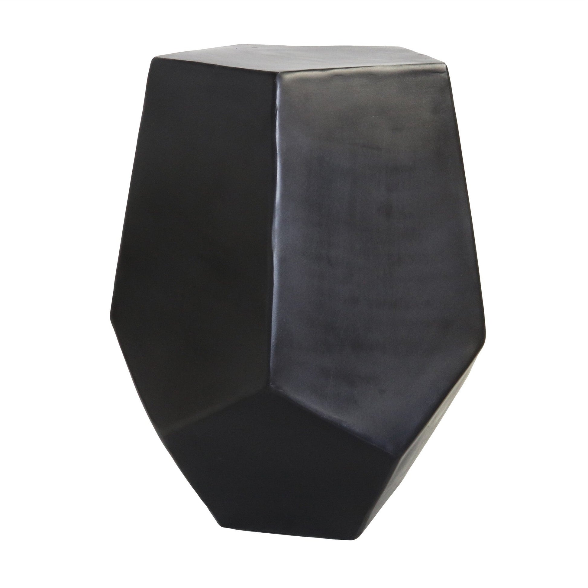 HomeRoots Cast Aluminum Hexagonal Drum Table