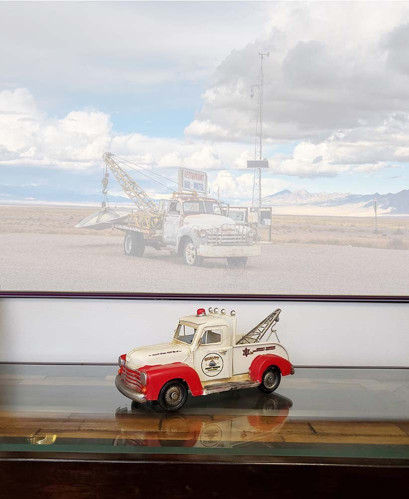 HomeRoots Chevrolet Tow Truck Sculpture