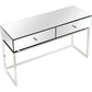 HomeRoots Chic Console Table in Silver Finish