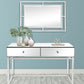 HomeRoots Chic Mirror And Console Table in Silver Finish