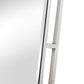 HomeRoots Chic Mirror And Console Table in Silver Finish