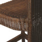 HomeRoots Chocolate Wicker Rattan Counter Stool