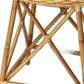 HomeRoots Classic Rattan Counter Stool
