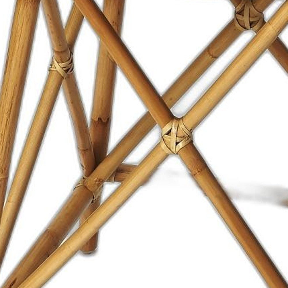 HomeRoots Classic Rattan Counter Stool