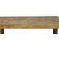 HomeRoots Classic Rectangular Wooden Coffee Table With Natural Finish