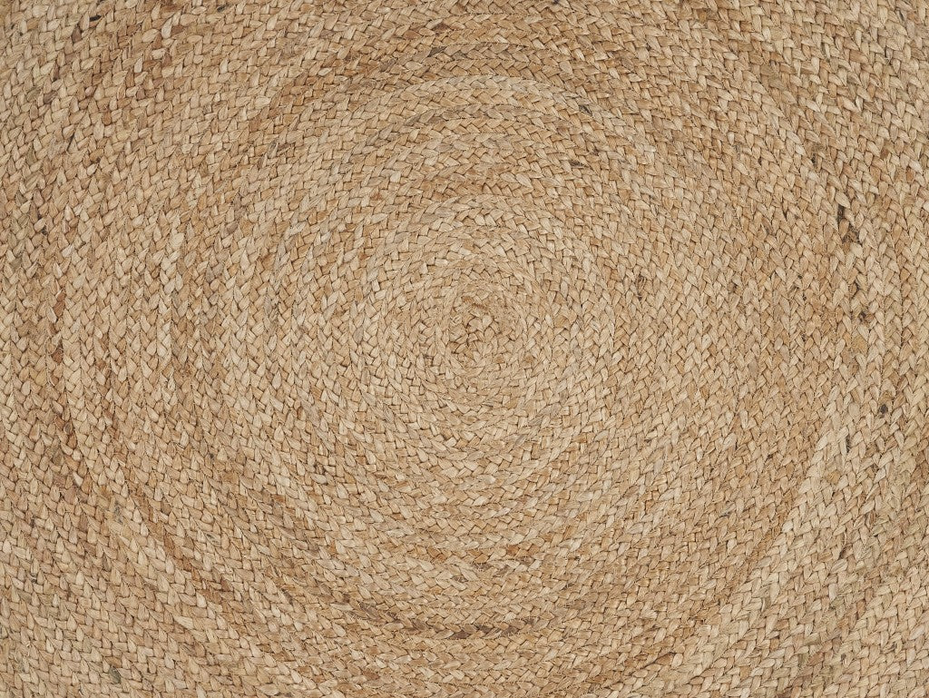 HomeRoots Classic Simple Natural Jute Area Rug