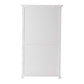 HomeRoots Classic Wardrobe in White Finish