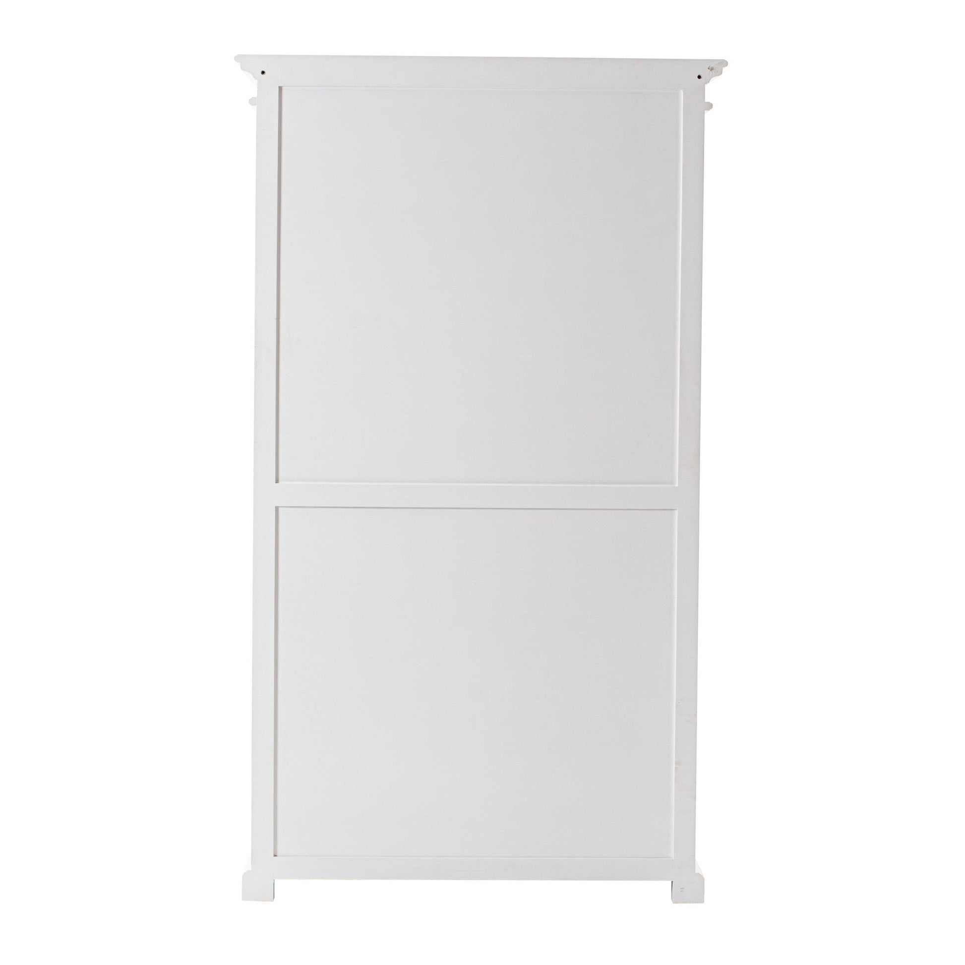 HomeRoots Classic Wardrobe in White Finish