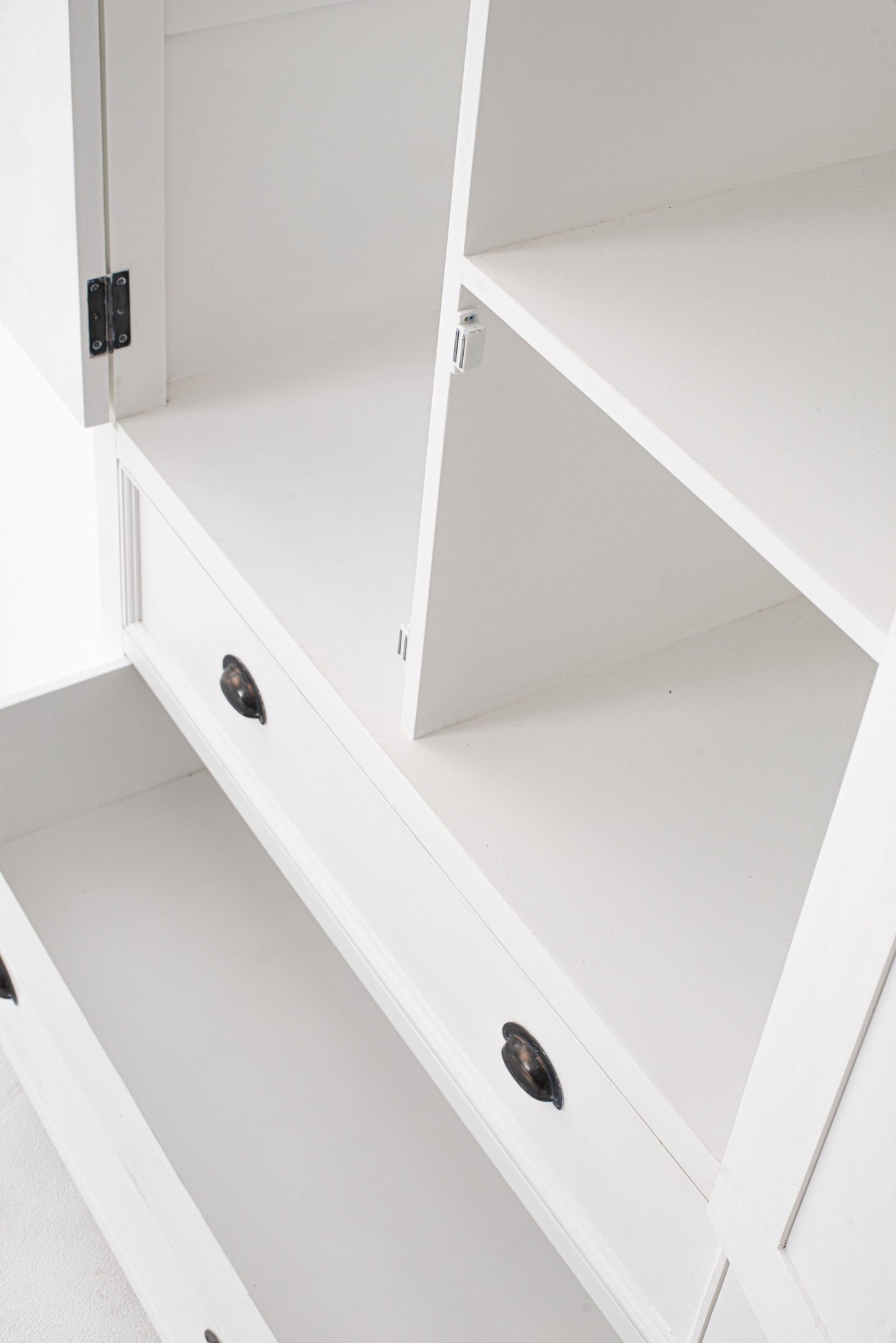 HomeRoots Classic Wardrobe in White Finish