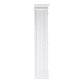 HomeRoots Classic White And Glass Double Door Storage Cabinet