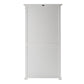 HomeRoots Classic White And Glass Double Door Storage Cabinet