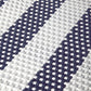HomeRoots Classic White And Navy Blue Rattan Counter Stool