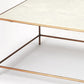 HomeRoots Classic White Marble Coffee Table