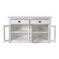 HomeRoots Classic White Small Buffet Table